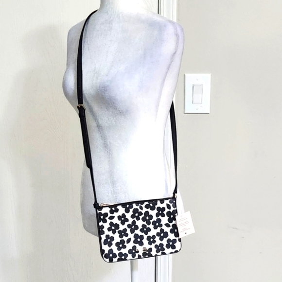 New!Kate Spade Darcy Black Multi Crossbody Bag - Picture 11 of 13